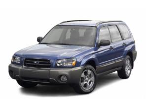 Текстильные коврики на SUBARU FORESTER 2 2003-2008 правый руль